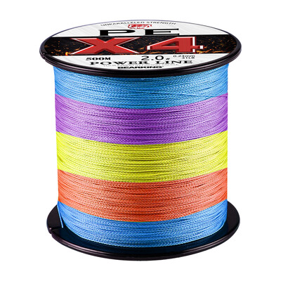 BEARKING Brand 4 fire 100M 300M PE Linie de pescuit împletită 10-93LB Linie de pescuit multifilament netedă pentru pescuitul crapului