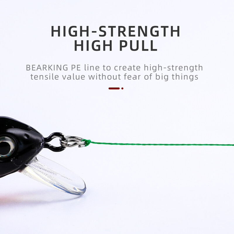 BEARKING Brand 4 fire 100M 300M PE Linie de pescuit împletită 10-93LB Linie de pescuit multifilament netedă pentru pescuitul crapului