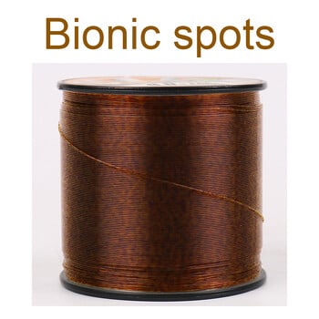 500m Χρυσό/Πράσινο/Μπλε στίγματα Fishing-Line Bionic Invisible Monofilament Nylon speckle Fluorocarbon Line Carp Fishline