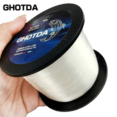 GHOTDA 1000M Nylon Fishing Line Durable Monofilament Rock Sea Fishing Line 0,8 έως 8,0 Carp Fishing Accessories