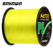 Bakawa x4 Strand punutud õngenöör 300M 500M 1000M Jaapani mitmekiuline Pe-traat soolase vee vastupidava kootud niidiotsa jaoks