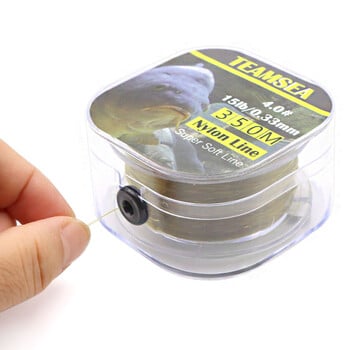 350M Nylon Fishing Carp Line Feder Hair Rig Accessories Monofilament Hooklink Roel Main Line for Carp Terminal Tackle