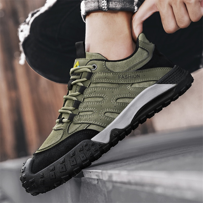 Ofertă caldă Pantofi de drumeție ieftini pentru bărbați, pantofi de mers moale, respirabili, pantofi anti-alunecare pentru exterior pentru bărbați, pantofi de trekking pentru bărbați