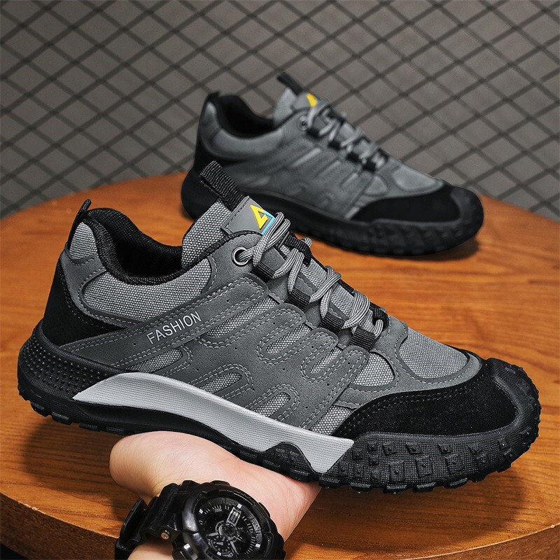 Ofertă caldă Pantofi de drumeție ieftini pentru bărbați, pantofi de mers moale, respirabili, pantofi anti-alunecare pentru exterior pentru bărbați, pantofi de trekking pentru bărbați