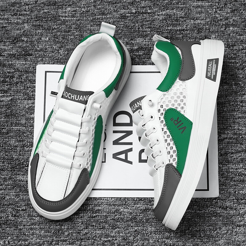 Meeste tossud, võrkkangast hingavad vabaajajalatsid, mugavad õueskäimise jalanõud meestele, lamedad paelad, vulkaniseeritud jalanõud Zapatos Hombre