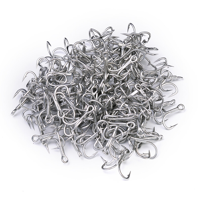 PROBEROS 10 buc/lot cârlig de pescuit cu apă sărată cârlig din tablă mată 2/0#-1/0#-1#-2#-4#-6#-8# cârlig 3X de oțel cu înaltă carbon de înaltă rezistență