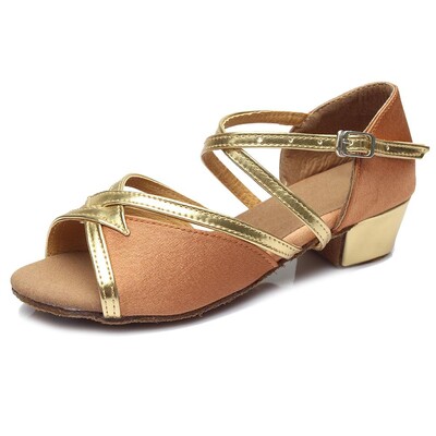 HROYL Laste peotantsujalatsid Naised Lapsed Tüdrukutele Ladina kaasaegsed tantsujalatsid Tüdrukute kingad Salsa Tango Treeningsandaalid