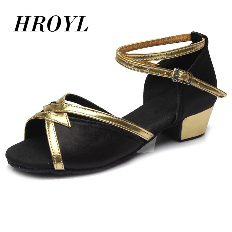 HROYL Laste peotantsujalatsid Naised Lapsed Tüdrukutele Ladina kaasaegsed tantsujalatsid Tüdrukute kingad Salsa Tango Treeningsandaalid