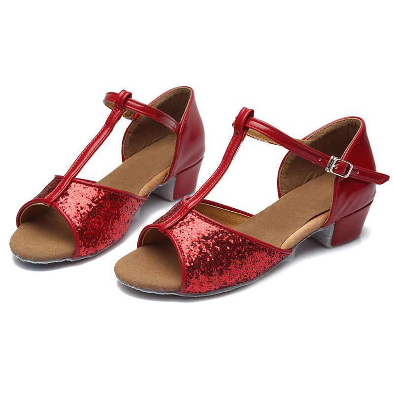 HROYL Laste peotantsujalatsid Naised Lapsed Tüdrukutele Ladina kaasaegsed tantsujalatsid Tüdrukute kingad Salsa Tango Treeningsandaalid