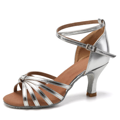 Ženske latino plesne cipele za žene Djevojke Ballroom Tango Moderne jazz plesne cipele Cipele za salsu plesne cipele 5/7 CM Sandale za vježbanje na petu