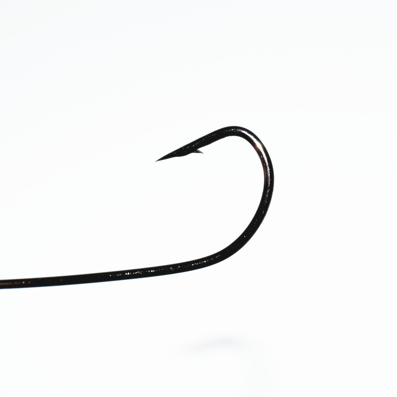 50 KOM Duga ručka Crv Bodljikava Ribarska Udica Offset Udice Texas Rigs Dodaci