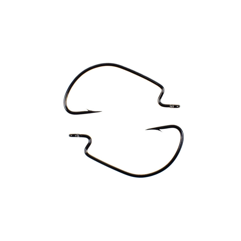 Cârlig de pescuit cu manivelă lată din oțel carbon, 50 buc