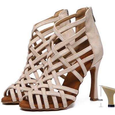 Naiste tantsukingad kõrged kontsad ladina tantsujalatsid Tüdrukute tangosaapad peosandaalid 9 cm tantsusaapad Trend 2023 JuseDanc