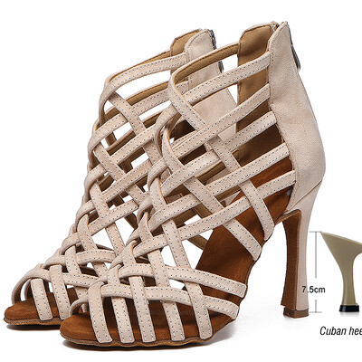 Naiste tantsukingad kõrged kontsad ladina tantsujalatsid Tüdrukute tangosaapad peosandaalid 9 cm tantsusaapad Trend 2023 JuseDanc