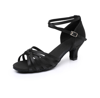 Γυναικεία Αίθουσα Χορού Cha-Cha Tango Παπούτσια Χορού Γυναικεία Παπούτσια Κλασικού Λατινικού Χορού Απαλή Σόλα Suede 5cm Μεσαίο Τακούνι 3 Χρώματα