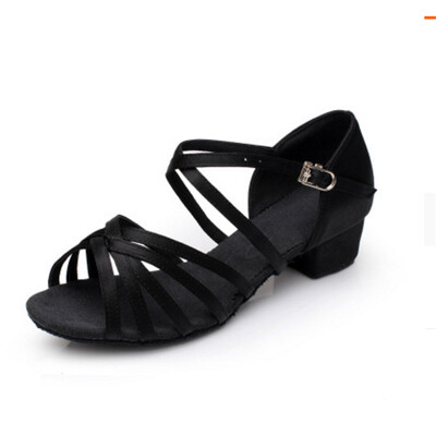 Παιδικά λάτιν χορευτικά παπούτσια για κορίτσια Γυναικεία τανγκό χορευτικά παπούτσια χορού Χονδρικό παπούτσι χορού για κορίτσια Παιδικά σανδάλια Salsa με χαμηλό τακούνι