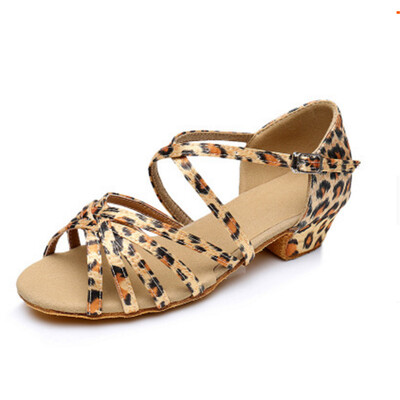 Παιδικά λάτιν χορευτικά παπούτσια για κορίτσια Γυναικεία τανγκό χορευτικά παπούτσια χορού Χονδρικό παπούτσι χορού για κορίτσια Παιδικά σανδάλια Salsa με χαμηλό τακούνι