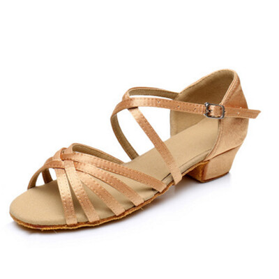 Παιδικά λάτιν χορευτικά παπούτσια για κορίτσια Γυναικεία τανγκό χορευτικά παπούτσια χορού Χονδρικό παπούτσι χορού για κορίτσια Παιδικά σανδάλια Salsa με χαμηλό τακούνι