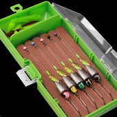 5gab/maisā Texas Rig, iepriekš piesieti makšķerēšanas piederumi asari mandarīnu zivīm Piesieniet āķu grupu un Teksasas grupu