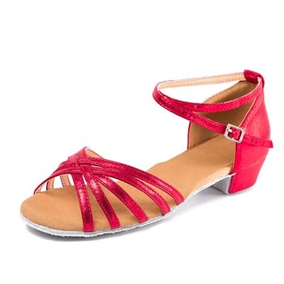 Pantofi de dans de înaltă calitate, nou sosire, en-gros, fete, copii/copii/copii, sală de bal, tango, salsa, pantofi de dans latino, pantofi cu toc mic