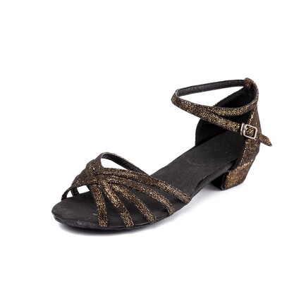 Pantofi de dans de înaltă calitate, nou sosire, en-gros, fete, copii/copii/copii, sală de bal, tango, salsa, pantofi de dans latino, pantofi cu toc mic