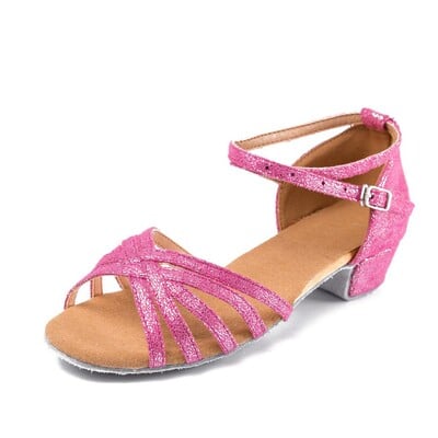 Pantofi de dans de înaltă calitate, nou sosire, en-gros, fete, copii/copii/copii, sală de bal, tango, salsa, pantofi de dans latino, pantofi cu toc mic