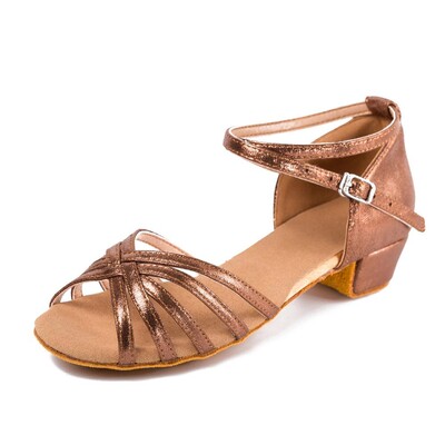 Pantofi de dans de înaltă calitate, nou sosire, en-gros, fete, copii/copii/copii, sală de bal, tango, salsa, pantofi de dans latino, pantofi cu toc mic