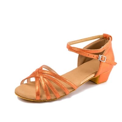 Pantofi de dans de înaltă calitate, nou sosire, en-gros, fete, copii/copii/copii, sală de bal, tango, salsa, pantofi de dans latino, pantofi cu toc mic