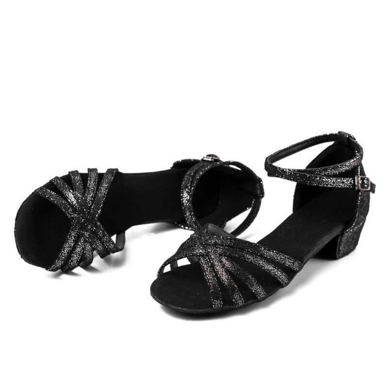 Pantofi de dans de înaltă calitate, nou sosire, en-gros, fete, copii/copii/copii, sală de bal, tango, salsa, pantofi de dans latino, pantofi cu toc mic