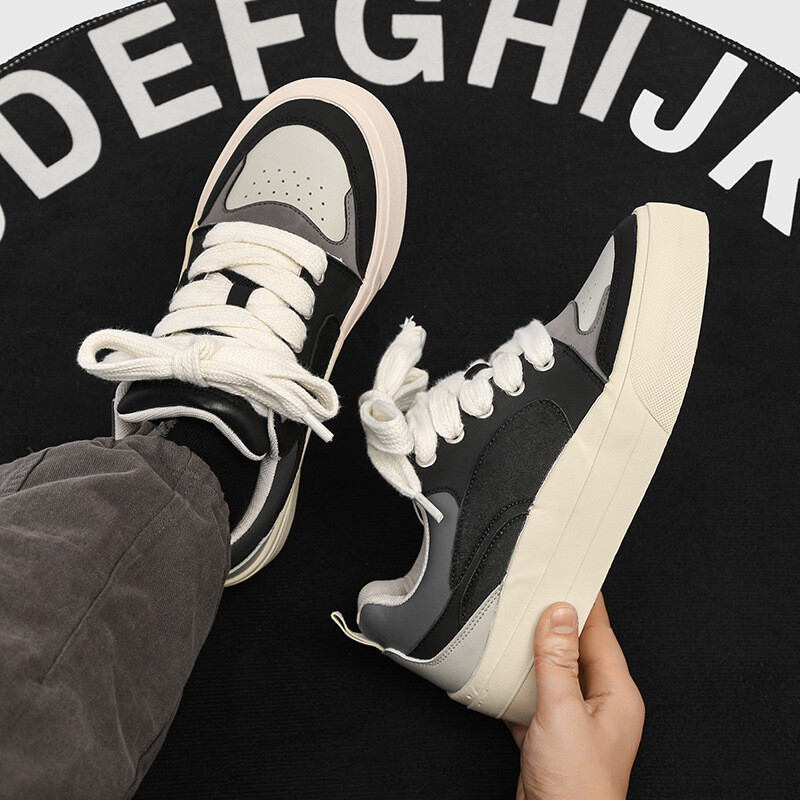 Pantofi bărbați de designer cu platformă, pantofi de tenis pentru alergare, femei, plimbare, pantofi bărbați groși, albi, casual, pantofi vulcanizați.