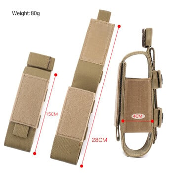 MOLLE Nylon Tourniquet Tourniquet Holder Pouch Trauma Ψαλίδι Τσάντα αποθήκευσης EMT Θήκη ζώνης EDC Θήκη φακού Ιατρική θήκη ψαλιδιού Molle