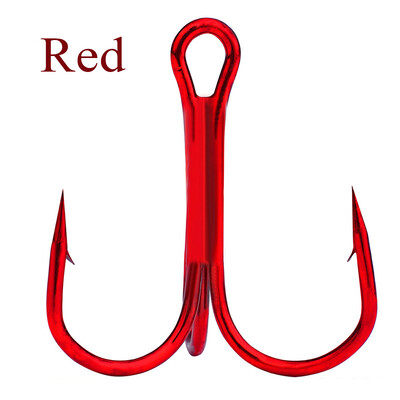 15 kom/kutija 3 boje visoke udice veličina 1#-14# okrugle savijene visoke čelične udice od slane vode čvrste trostruke udice