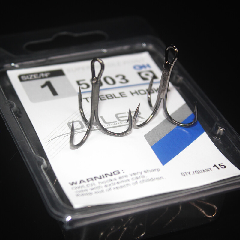 15 kom/kutija 3 boje visoke udice veličina 1#-14# okrugle savijene visoke čelične udice od slane vode čvrste trostruke udice