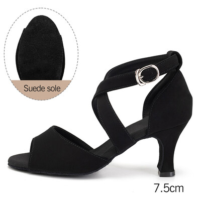 2023 HROYL Ladina tantsujalatsid naiste/naiste ladina tantsujalatsid naistele/tüdrukutele Professionaalsed Tango Rumba Salsa seemisnahast/kummist tald