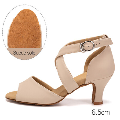 2023 HROYL Ladina tantsujalatsid naiste/naiste ladina tantsujalatsid naistele/tüdrukutele Professionaalsed Tango Rumba Salsa seemisnahast/kummist tald