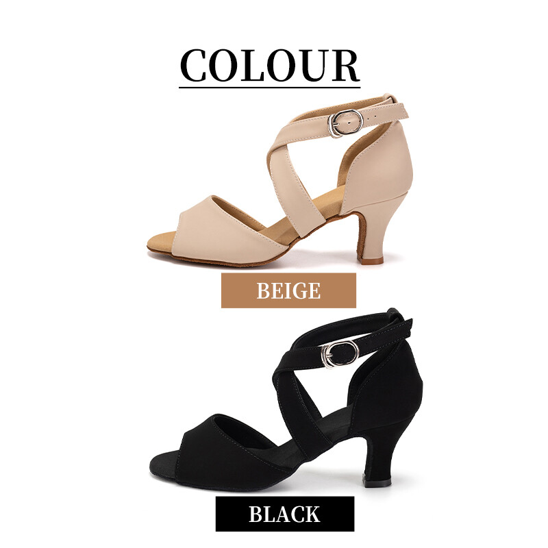 2023 HROYL Ladina tantsujalatsid naiste/naiste ladina tantsujalatsid naistele/tüdrukutele Professionaalsed Tango Rumba Salsa seemisnahast/kummist tald