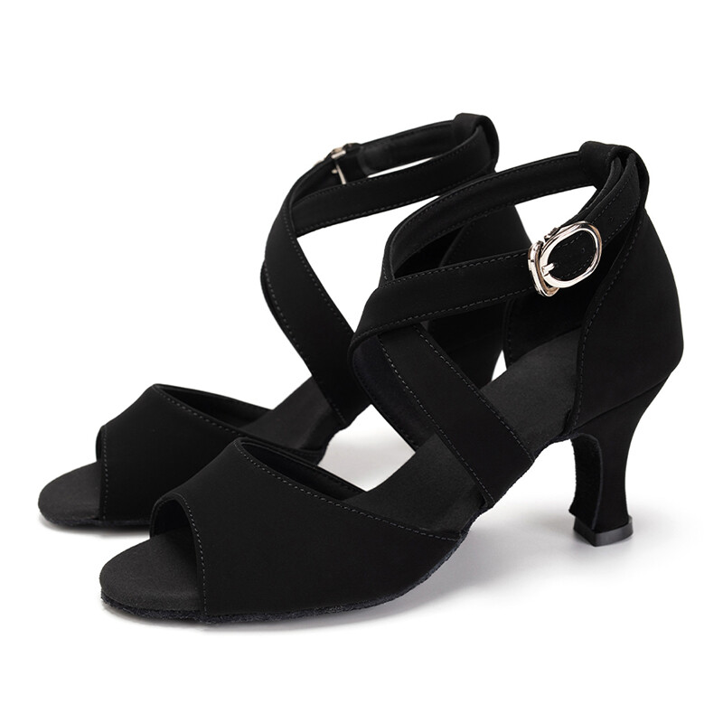 2023 HROYL Ladina tantsujalatsid naiste/naiste ladina tantsujalatsid naistele/tüdrukutele Professionaalsed Tango Rumba Salsa seemisnahast/kummist tald