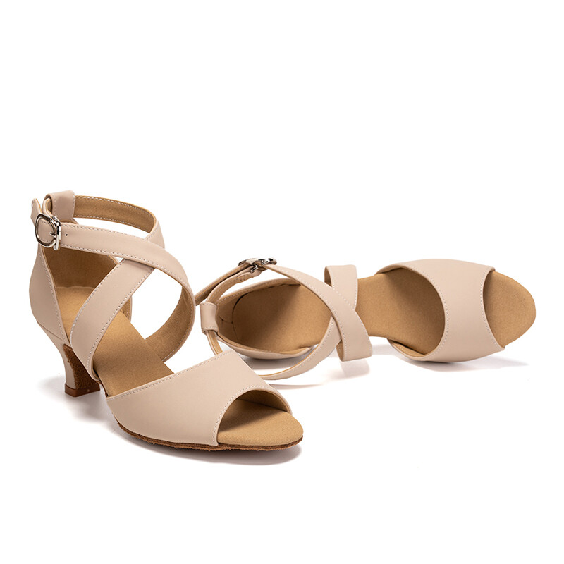 2023 HROYL Ladina tantsujalatsid naiste/naiste ladina tantsujalatsid naistele/tüdrukutele Professionaalsed Tango Rumba Salsa seemisnahast/kummist tald