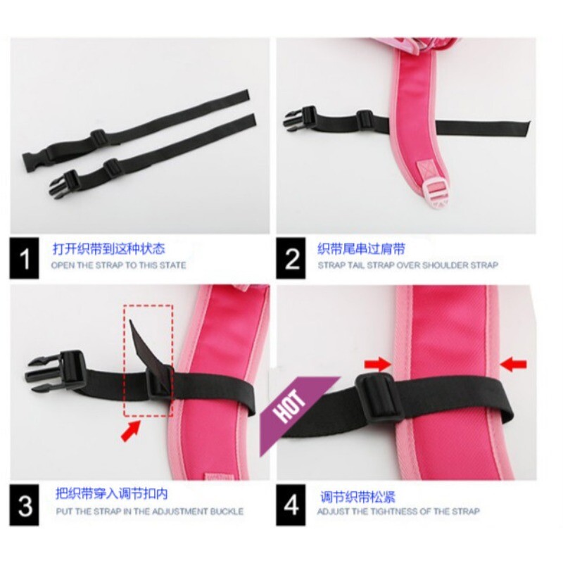 Rucsac de piept curea pentru geantă Ham Curea de umăr reglabilă pentru geantă de camping în aer liber Genți tactice Curele Accesorii pentru rucsac