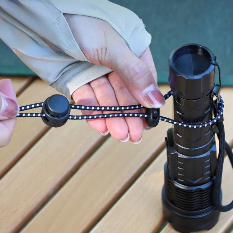 1/5 бр. Еластично въже Регулируема раница Държач за бастун Трекинг туристически щека Фиксираща вратовръзка Въже Катарама за алпинизъм