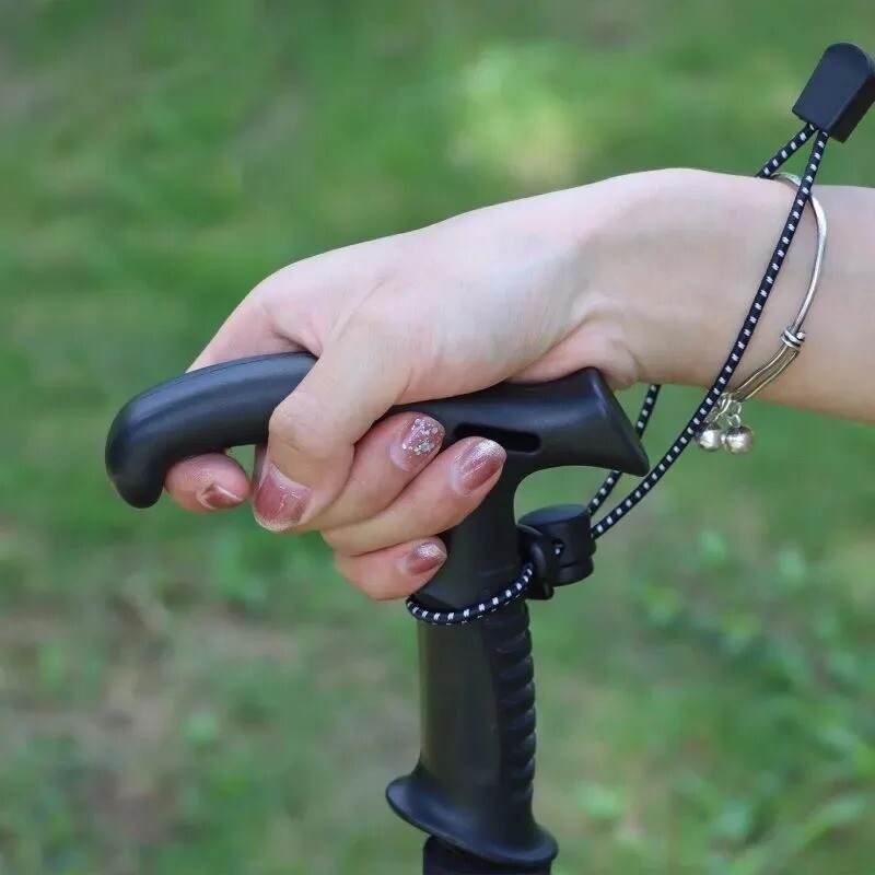 1/5 бр. Еластично въже Регулируема раница Държач за бастун Трекинг туристически щека Фиксираща вратовръзка Въже Катарама за алпинизъм