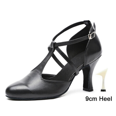 Hipposeuse tantsukingad Naiste ladina tantsusaalid, tüdrukud, salsa tango, moodsad tantsukingad Naiste pehme tallaga kõrged kontsad peotantsukingad