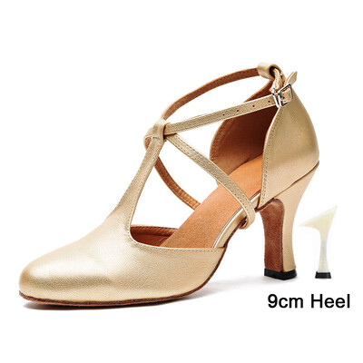 Hipposeuse tantsukingad Naiste ladina tantsusaalid, tüdrukud, salsa tango, moodsad tantsukingad Naiste pehme tallaga kõrged kontsad peotantsukingad