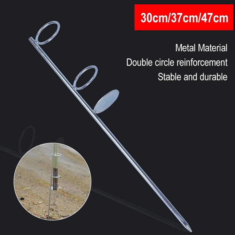 Reguleeritav metallist õngehoidja Mere ridva topeltklambriga roostevabast terasest maapinnaga õngevarda kronsteini kalavaru