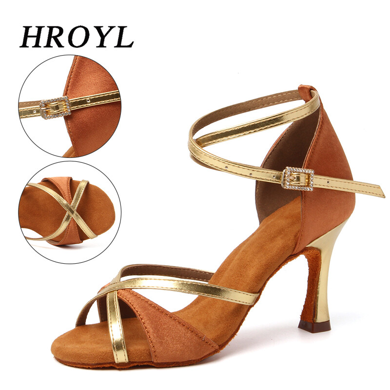 Ladina tantsujalatsid naistele, tüdrukutele, tantsusaalidele, ladina tango, moodsad džässitantsukingad Salsakingad 5/7,5/8,5 cm harjutusjalatsid Sandaalid