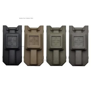 Κιτ πρώτων βοηθειών Tactical Tourniquet Box Quick Pull Nylon Storage Box Medical Spinning Rescue Molle Waist Hanging Outdoor Supplies