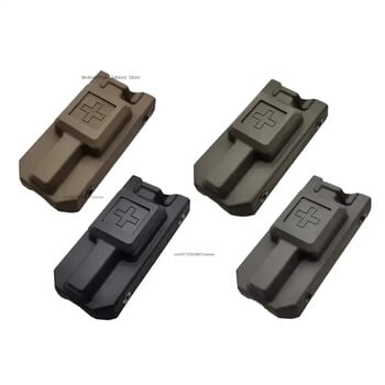 Κιτ πρώτων βοηθειών Tactical Tourniquet Box Quick Pull Nylon Storage Box Medical Spinning Rescue Molle Waist Hanging Outdoor Supplies