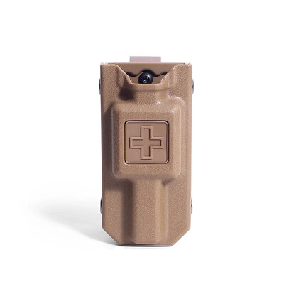 Κιτ πρώτων βοηθειών Tactical Tourniquet Box Quick Pull Nylon Storage Box Medical Spinning Rescue Molle Waist Hanging Outdoor Supplies