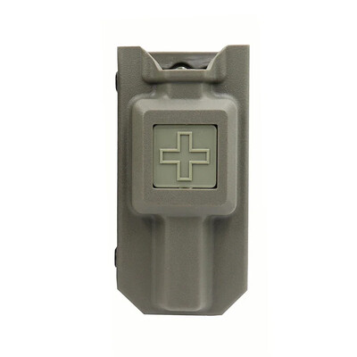 Κιτ πρώτων βοηθειών Tactical Tourniquet Box Quick Pull Nylon Storage Box Medical Spinning Rescue Molle Waist Hanging Outdoor Supplies