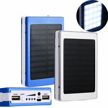 5 x 18650 батерия DIY Power Bank Case Charge Storage Box USB Solar Dual Charging Battery Holder Box box for Smart Phone